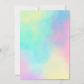 Invitation d'anniversaire de maison de rebond arc- (Dos)