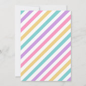 Invitation d'anniversaire de maison gonflable (Dos)