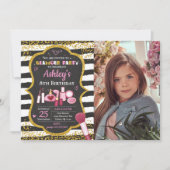 Invitation d'anniversaire de Maquillage / Fête de (Devant)