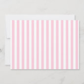 Invitation d'anniversaire de maquillage Poussette  (Dos)