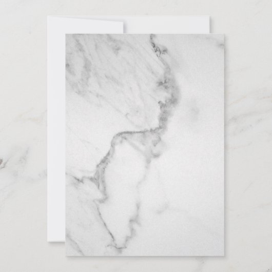 Invitation d'anniversaire de marbre (Dos)