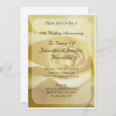 Invitation d'anniversaire de mariage (Devant / Derrière)