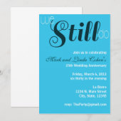 Invitation d'anniversaire de mariage (Devant / Derrière)