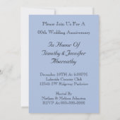 Invitation d'anniversaire de mariage (Dos)