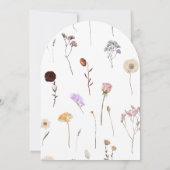 Invitation d'anniversaire de mariage 25 ans d'amou (Dos)