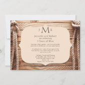 Invitation d'anniversaire de mariage 5 ans Love Kn (Devant)