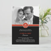 Invitation d'anniversaire de mariage Alliance (Debout devant)
