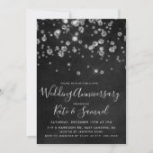 Invitation d'anniversaire de mariage au tableau no (Devant)