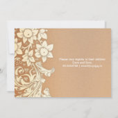 Invitation d'anniversaire de mariage avec photos (Dos)