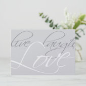 Invitation d'anniversaire de mariage d'argent (Debout devant)