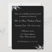 Invitation d'anniversaire de mariage de 25 ans élé (Dos)