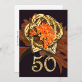 Invitation d'anniversaire de mariage de diamant (Devant / Derrière)