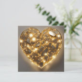 Invitation d'anniversaire de mariage de diamant (Debout devant)