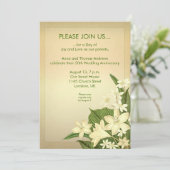 Invitation d'anniversaire de mariage de lily (Debout devant)