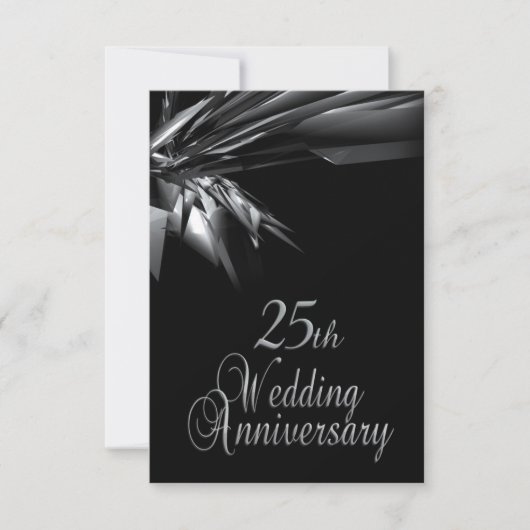Invitation d'anniversaire de mariage élégante pour (Devant)