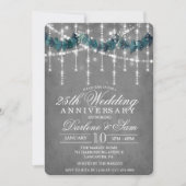 Invitation d'anniversaire de mariage Fête d'hiver (Devant)