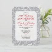 Invitation d'anniversaire de mariage hivernal (Debout devant)