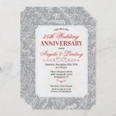 Invitation d'anniversaire de mariage hivernal (Devant / Derrière)