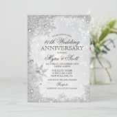 Invitation d'anniversaire de mariage pour les vaca (Debout devant)