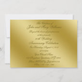 Invitation d'anniversaire de mariage religieux 50  (Dos)