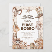 Invitation d'anniversaire de Mon Premier Cowboy de (Devant)
