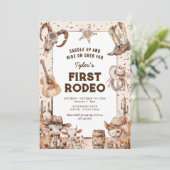 Invitation d'anniversaire de Mon Premier Cowboy de (Debout devant)