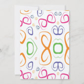 Invitation d'anniversaire de Monster (Dos)