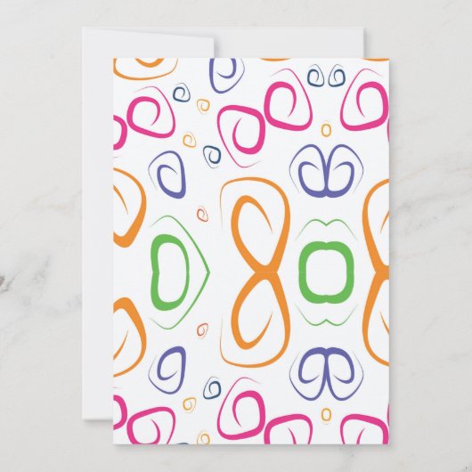 Invitation d'anniversaire de Monster (Dos)