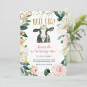 Invitation d'anniversaire de naissance de la Fille (Debout devant)