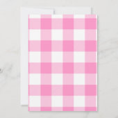 Invitation d'anniversaire de naissance Strawberry (Dos)