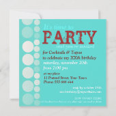 Invitation d'anniversaire de notes musicales (Dos)