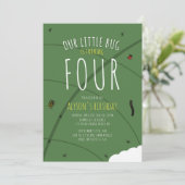 Invitation d'anniversaire de notre petit bug (Debout devant)