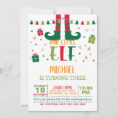 Invitation d'anniversaire de notre petit elfe - WH (Devant)