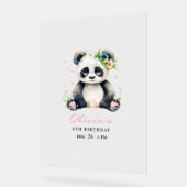 Invitation d'anniversaire de Panda, Invitation d'a (Angle)