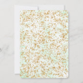 Invitation d'anniversaire de papillon (Dos)