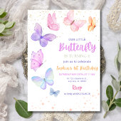 Invitation d'anniversaire de papillon, Petit papil