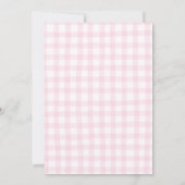 Invitation d'anniversaire de Pâques pour deux ans (Dos)