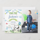 Invitation d'anniversaire de Par-tee Golf (Devant)