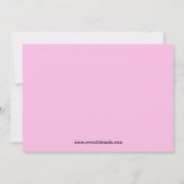 Invitation d'anniversaire de partie de bowling (Dos)