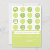 Invitation d'anniversaire de partie de cuisson (Devant)