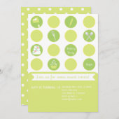 Invitation d'anniversaire de partie de cuisson (Devant / Derrière)