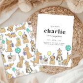 Invitation d'anniversaire de Pawty Dog