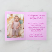 Invitation d'anniversaire de Payton (Intérieur)