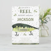 Invitation d'anniversaire de pêche (Debout devant)