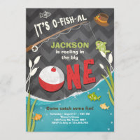 invitation d'anniversaire de pêche d'o-poisson-Al