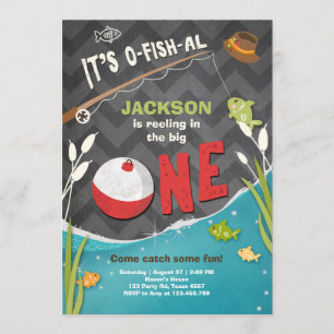 invitation d'anniversaire de pêche d'o-poisson-Al