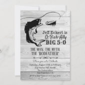 Invitation d'anniversaire de pêche - TOUS ÂGES (Devant)