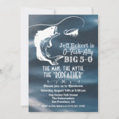 Invitation d'anniversaire de pêche - TOUS ÂGES (Devant)