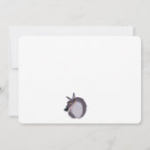 Invitation d'anniversaire de petit cochon, Ferme C (Dos)