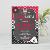 invitation d'anniversaire de petit pain de roche (Debout devant)